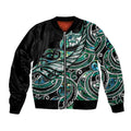 Maori Matariki - Manaia Bomber Jacket Emerald Paua Shell