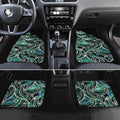 Maori Matariki - Manaia Car Mats Emerald Paua Shell