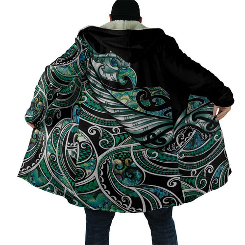 Maori Matariki - Manaia Cloak Emerald Paua Shell