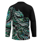 Maori Matariki - Manaia Hockey Jersey Emerald Paua Shell