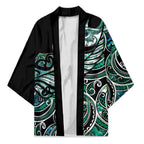 Maori Matariki - Manaia Kimono Emerald Paua Shell