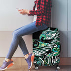 Maori Matariki - Manaia Luggage Cover Emerald Paua Shell