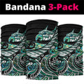 Maori Matariki - Manaia Neck Gaiter Emerald Paua Shell