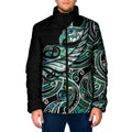 Maori Matariki - Manaia Padded Jacket Emerald Paua Shell