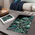 Maori Matariki - Manaia Puzzle Emerald Paua Shell
