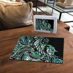 Maori Matariki - Manaia Puzzle Emerald Paua Shell