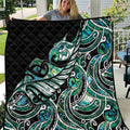 Maori Matariki - Manaia Quilt Emerald Paua Shell