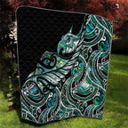 Maori Matariki - Manaia Quilt Emerald Paua Shell