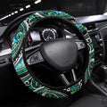 Maori Matariki - Manaia Steering Wheel Cover Emerald Paua Shell