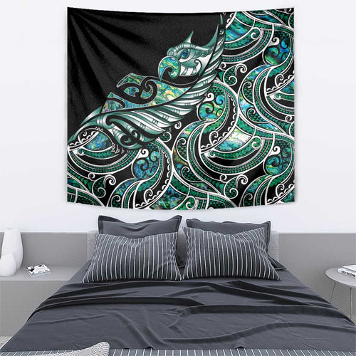 Maori Matariki - Manaia Tapestry Emerald Paua Shell