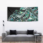 Maori Matariki - Manaia Tapestry Emerald Paua Shell