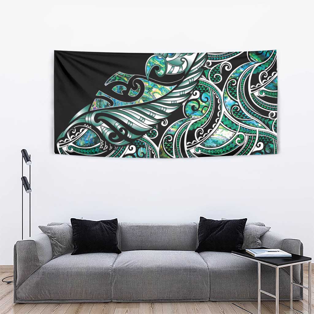Maori Matariki - Manaia Tapestry Emerald Paua Shell