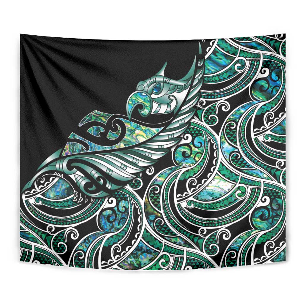 Maori Matariki - Manaia Tapestry Emerald Paua Shell