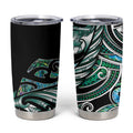 Maori Matariki - Manaia Tumbler Cup Emerald Paua Shell