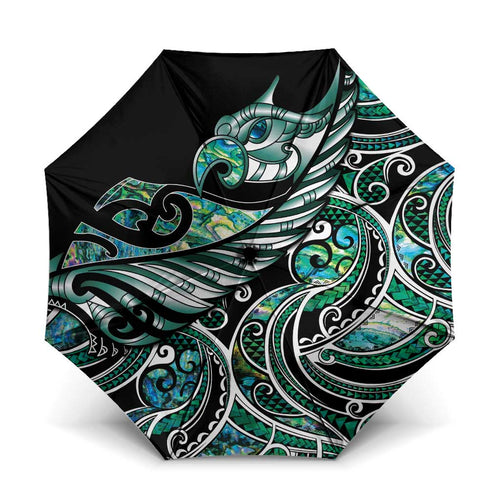 Maori Matariki - Manaia Umbrella Emerald Paua Shell