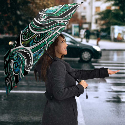 Maori Matariki - Manaia Umbrella Emerald Paua Shell