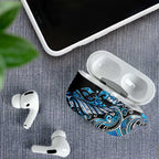 Maori Matariki - Manaia AirPods Case Galaxy Blue Paua Shell