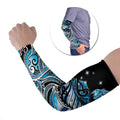 Maori Matariki - Manaia Arm Sleeves Galaxy Blue Paua Shell