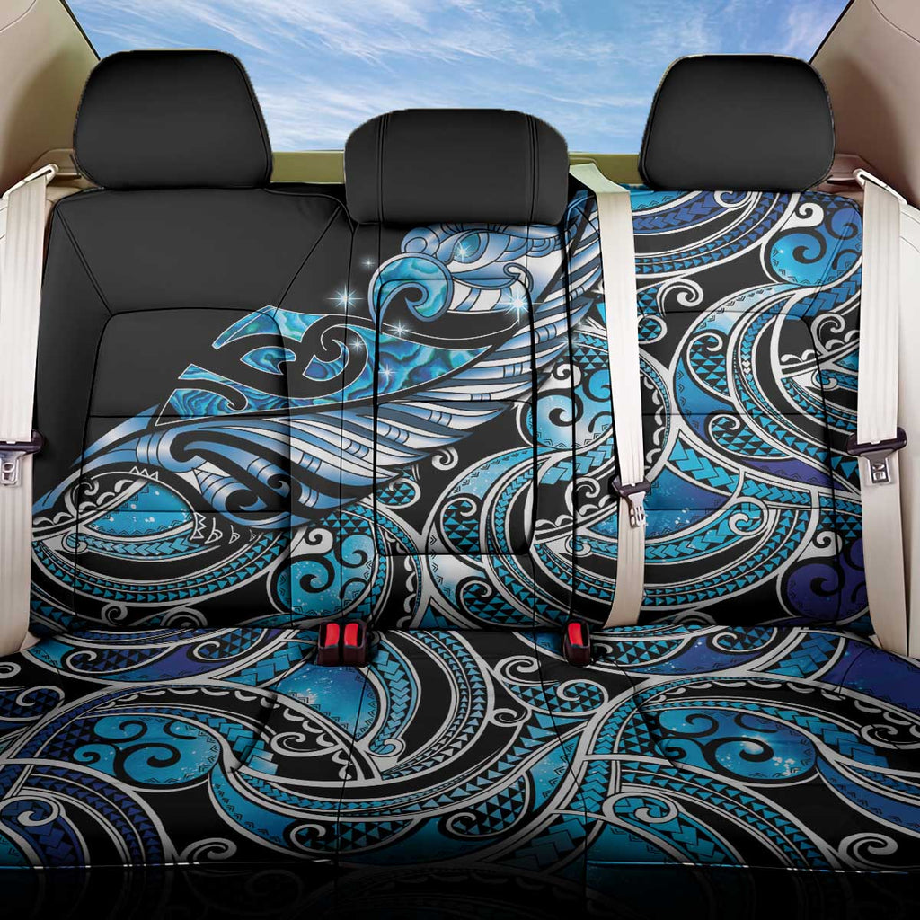 Maori Matariki - Manaia Back Car Seat Cover Galaxy Blue Paua Shell