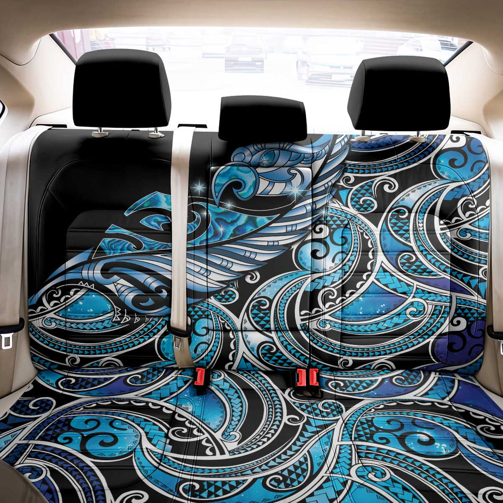 Maori Matariki - Manaia Back Car Seat Cover Galaxy Blue Paua Shell
