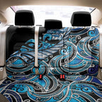 Maori Matariki - Manaia Back Car Seat Cover Galaxy Blue Paua Shell