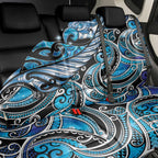 Maori Matariki - Manaia Back Car Seat Cover Galaxy Blue Paua Shell