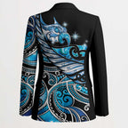 Maori Matariki - Manaia Blazer Galaxy Blue Paua Shell