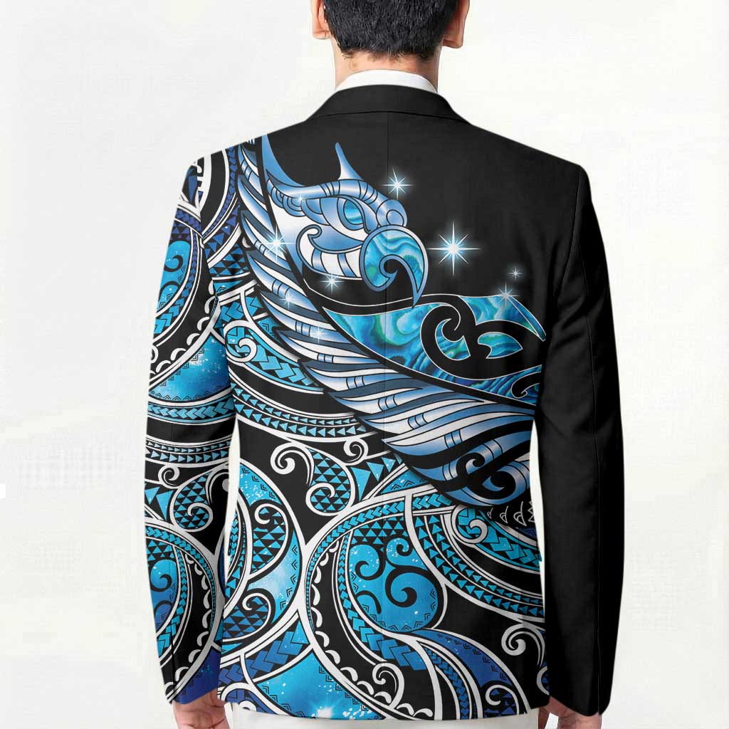 Maori Matariki - Manaia Blazer Galaxy Blue Paua Shell