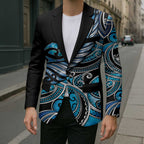 Maori Matariki - Manaia Blazer Galaxy Blue Paua Shell