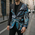 Maori Matariki - Manaia Blazer Galaxy Blue Paua Shell