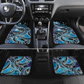 Maori Matariki - Manaia Car Mats Galaxy Blue Paua Shell