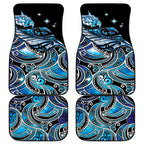 Maori Matariki - Manaia Car Mats Galaxy Blue Paua Shell