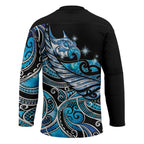 Maori Matariki - Manaia Hockey Jersey Galaxy Blue Paua Shell
