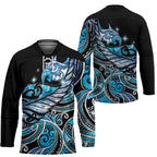 Maori Matariki - Manaia Hockey Jersey Galaxy Blue Paua Shell