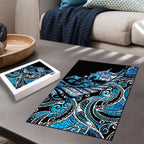 Maori Matariki - Manaia Puzzle Galaxy Blue Paua Shell