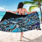 Maori Matariki - Manaia Sarong Galaxy Blue Paua Shell