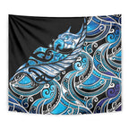 Maori Matariki - Manaia Tapestry Galaxy Blue Paua Shell