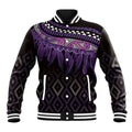 Aotearoa Maori Ngati Porou Iwi Baseball Jacket Korowai Tukutuku Kaokao Motifs