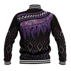 Aotearoa Maori Ngati Porou Iwi Baseball Jacket Korowai Tukutuku Kaokao Motifs