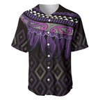 Aotearoa Maori Ngati Porou Iwi Baseball Jersey Korowai Tukutuku Kaokao Motifs