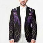 Aotearoa Maori Ngati Porou Iwi Blazer Korowai Tukutuku Kaokao Motifs