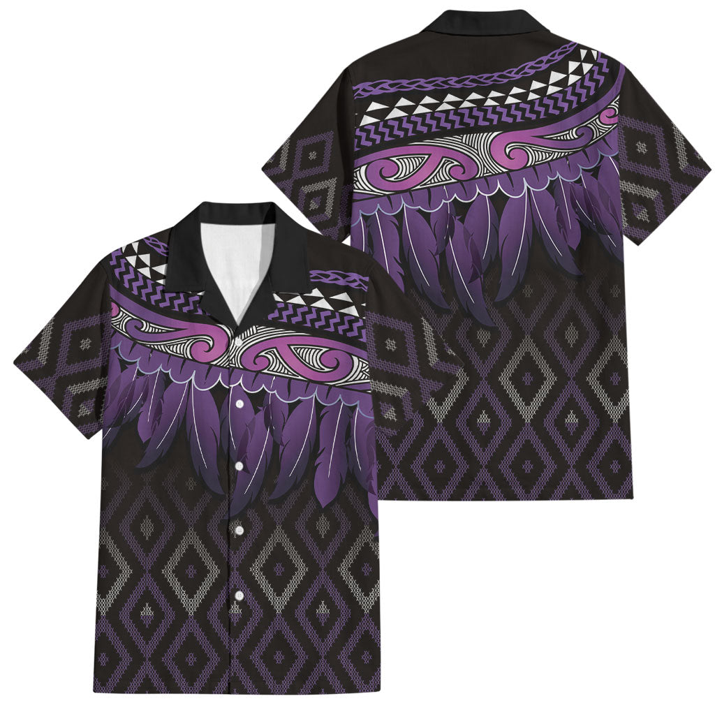 Aotearoa Maori Ngati Porou Iwi Family Matching Mermaid Dress and Hawaiian Shirt Korowai Tukutuku Kaokao Motifs