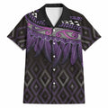 Aotearoa Maori Ngati Porou Iwi Hawaiian Shirt Korowai Tukutuku Kaokao Motifs