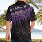 Aotearoa Maori Ngati Porou Iwi Hawaiian Shirt Korowai Tukutuku Kaokao Motifs