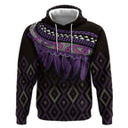 Aotearoa Maori Ngati Porou Iwi Hoodie Korowai Tukutuku Kaokao Motifs