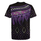 Aotearoa Maori Ngati Porou Iwi Rugby Jersey Korowai Tukutuku Kaokao Motifs