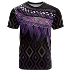 Aotearoa Maori Ngati Porou Iwi T Shirt Korowai Tukutuku Kaokao Motifs