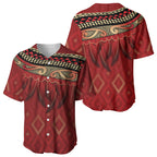 Aotearoa Maori Waikato Tainui Iwi Baseball Jersey Korowai Tukutuku Kaokao Motifs