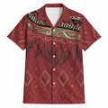 Aotearoa Maori Waikato Tainui Iwi Hawaiian Shirt Korowai Tukutuku Kaokao Motifs