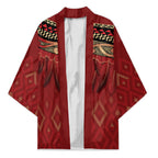 Aotearoa Maori Waikato Tainui Iwi Kimono Korowai Tukutuku Kaokao Motifs